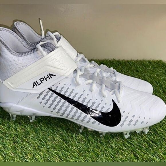 Nike Alpha Menace Pro 2 D White Football Detachable Cleats Mens 14 New main image 6